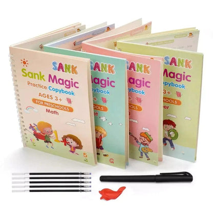 Kids Magic Practice Book Set - Auto Disappearing Writing