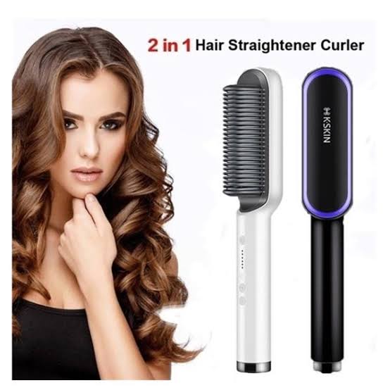 Portable Hair Straightener Brush